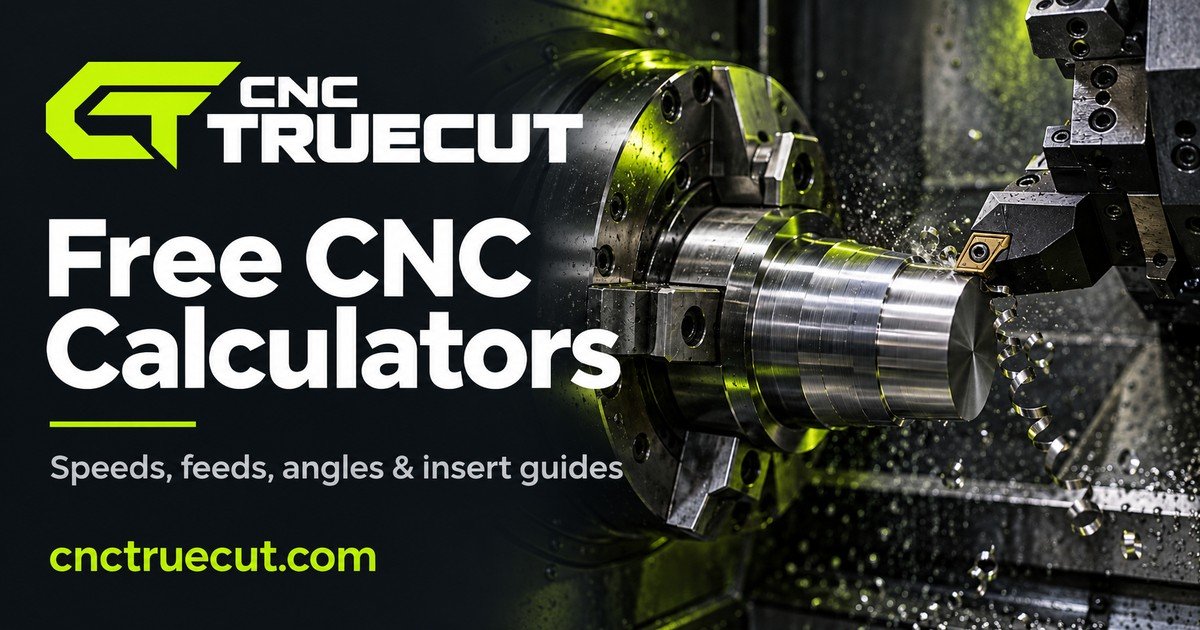 Machining Charts & CNC Reference Library | CNC TrueCut